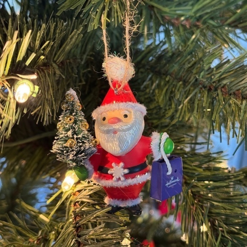 Hallmark Keepsake 2018 Shopping Santa Ornament